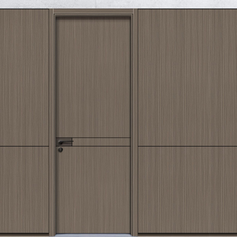 MDF/HDF Frameless Wooden Bedroom Invisible Door with Hidden Frame Design