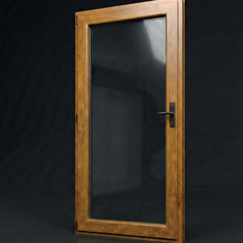 Chic PVC Wooden Door for Modern Hotels and Guesthouses in Guangzhou