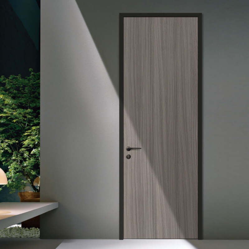 Solid Core Wooden Wood Molded Doors Soundproof Interior Bedroom Bathroom Room Door