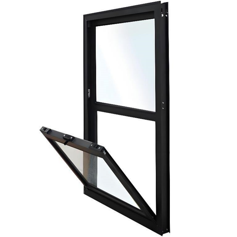 Double Glazed Exterior Balcony Kitchen Low-E Glass UPVC/PVC/Vinyl Folding Window for House