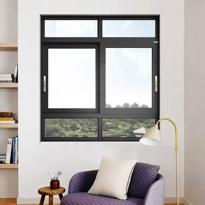 North American Window Single Hung Vertical Sliding Conch Brand PVC Window China Factory PVC Hung Windows