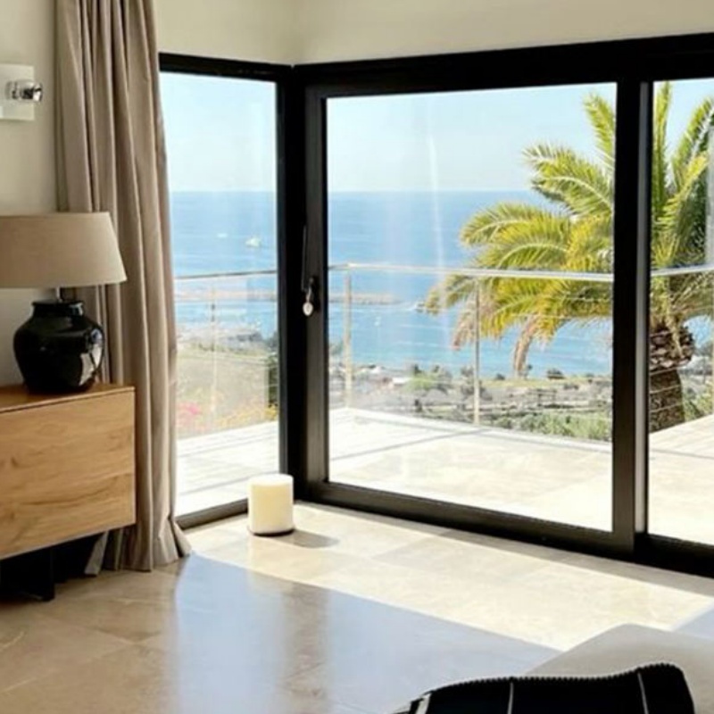 Elegant PVC Entry Door for Luxury Guesthouses in Guangzhou
