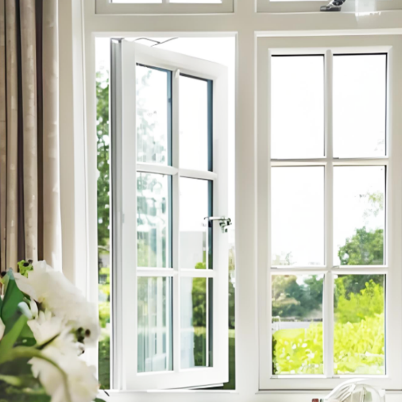 Modern Design Hot Selling Soundproof Double Glazed UPVC PVC Frame Fixed Windows