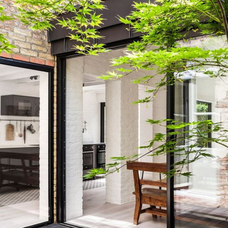 Elegant PVC Entry Door for Luxury Guesthouses in Guangzhou