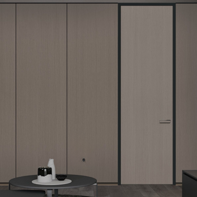 Customizable Solid Wooden Interior Hidden Door for Apartments and Hotels