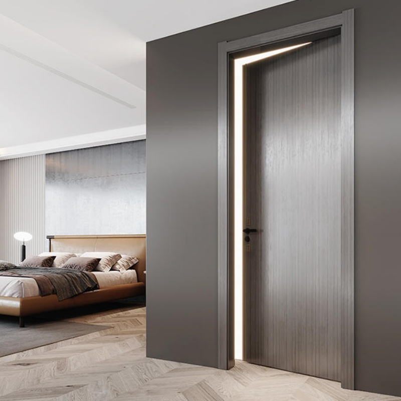 MDF Wood Door Factory Direct Supply Bulk Custom-Made High-Quality Interior Wood Doors and Engineering Wood Doors