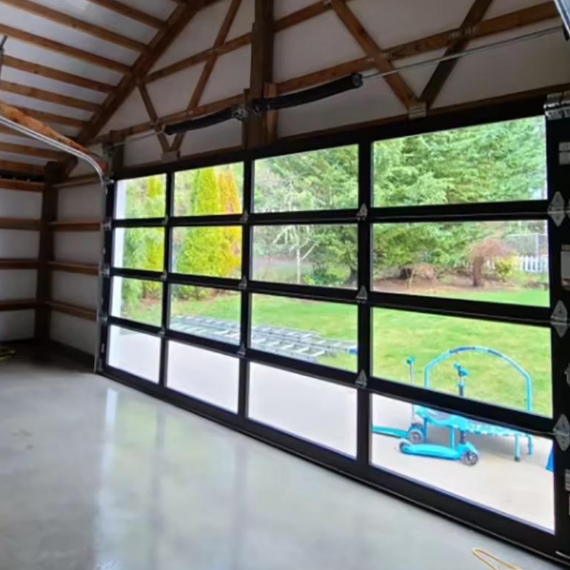 40mm Thickness Galvanized Steel White Automatic Sectional Garage Door