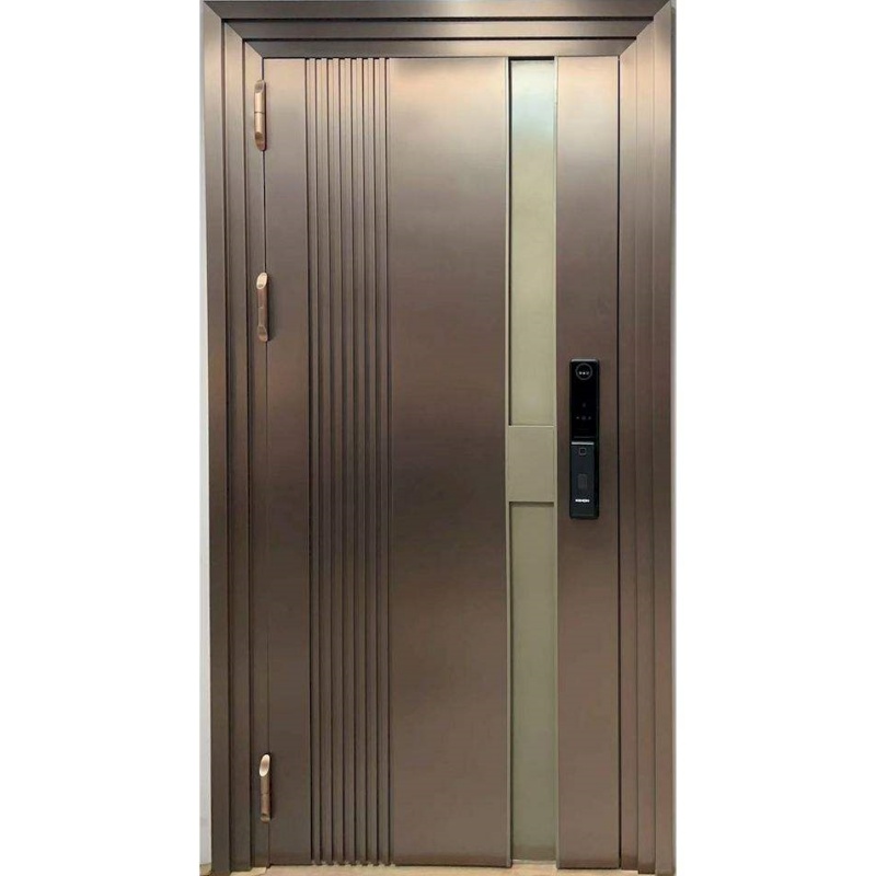 High Quality Entrance Door Security Stainless Steel Metal Aluminum Carving Door