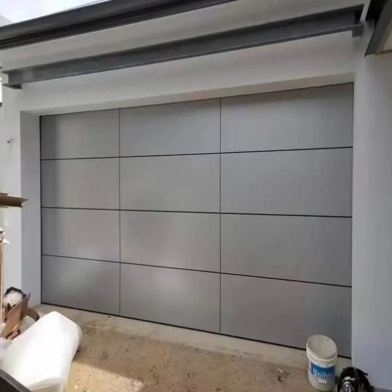 Professional Manufacturer Customzied Colours Embossment Insulating Sectional Electric Garage Doors with Windows
