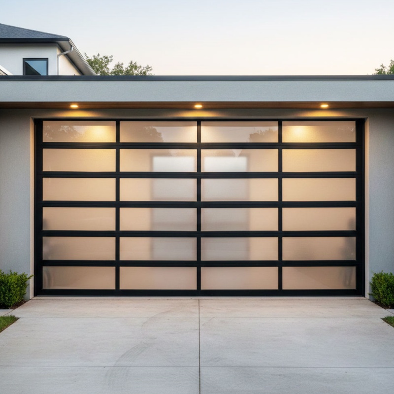 Electric Track Garage Insulating Grill Roll up Fast High Speed Hard Panel Door with Motor