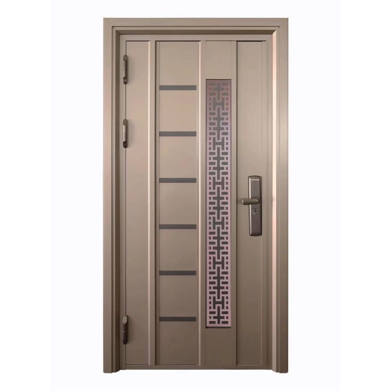 Fashionable Entry Metal Steel Door for House Security Stainless Steel Door
