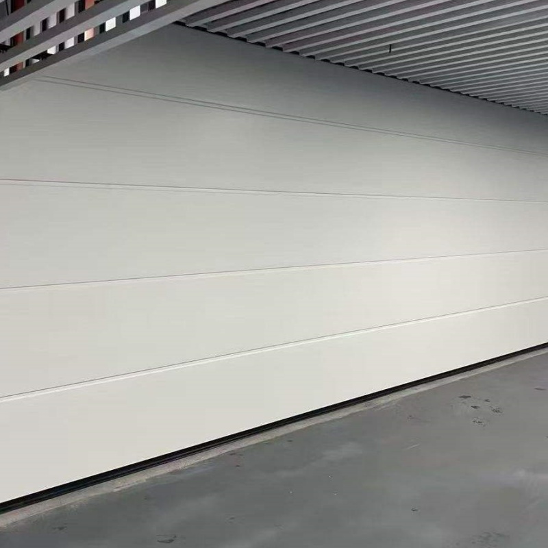 China Manufacture New Black Polycarbonate Aluminum Modern Full View Transparent Plexiglass Glass Garage Door