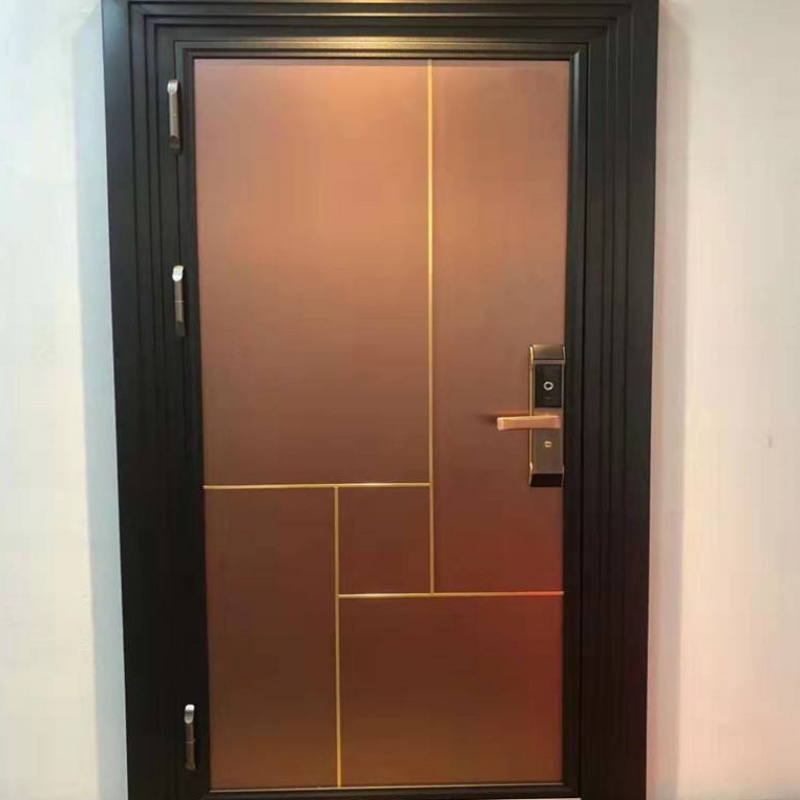 Factory Sale Villa Home Entrance Door Security Aluminum Stainless Steel Door