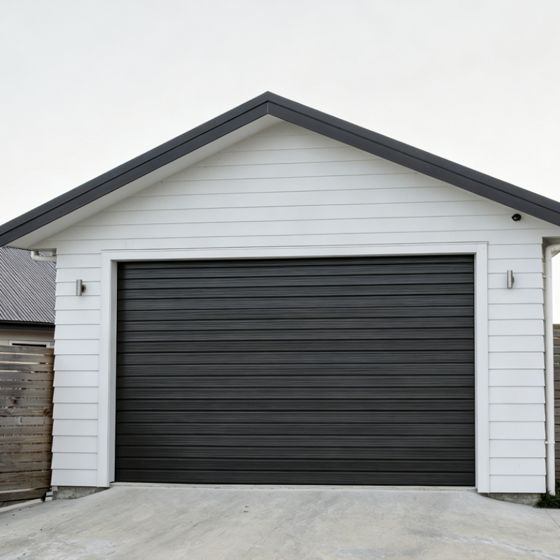 Durable Steel Resistant Garage Door Panels with Pedestrian Door Integrated