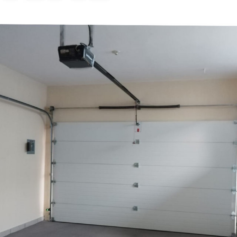40mm Thickness Galvanized Steel White Automatic Sectional Garage Door