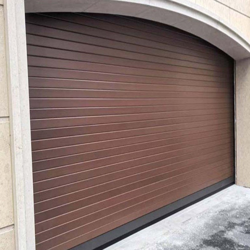 Electric Track Garage Insulating Grill Roll up Fast High Speed Hard Panel Door with Motor