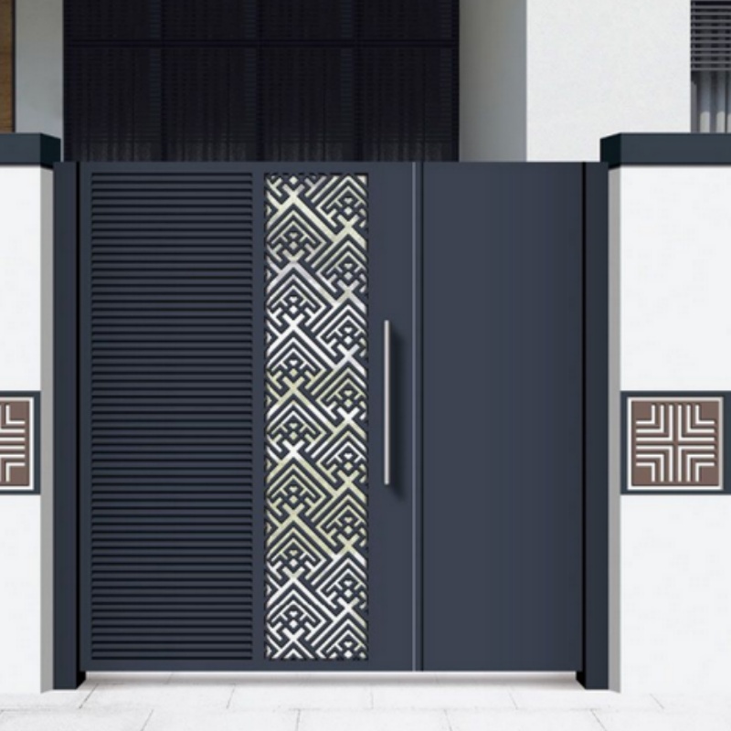 New Style Courtyard Entrance Aluminum Gates for Villas Home Gardens Driveways