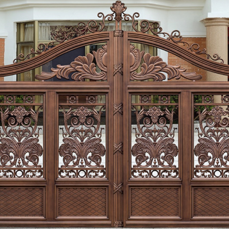 High-Quality Modern Outdoor Courtyard Entrance Aluminum Gates
