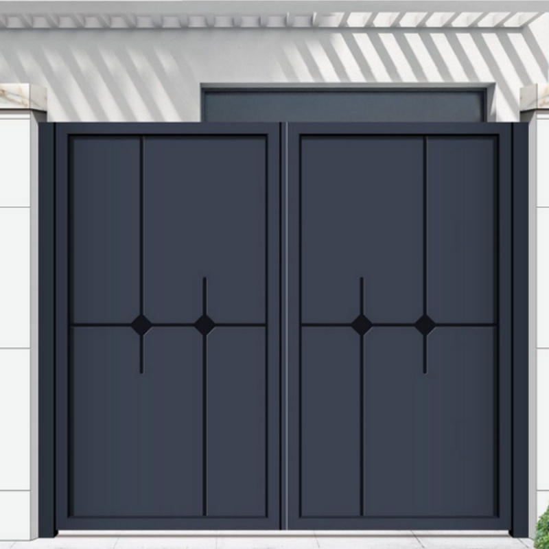 Courtyard Stylish Aluminium Main Entrance Gate Driveway Automatic/Manual Sliding Gates