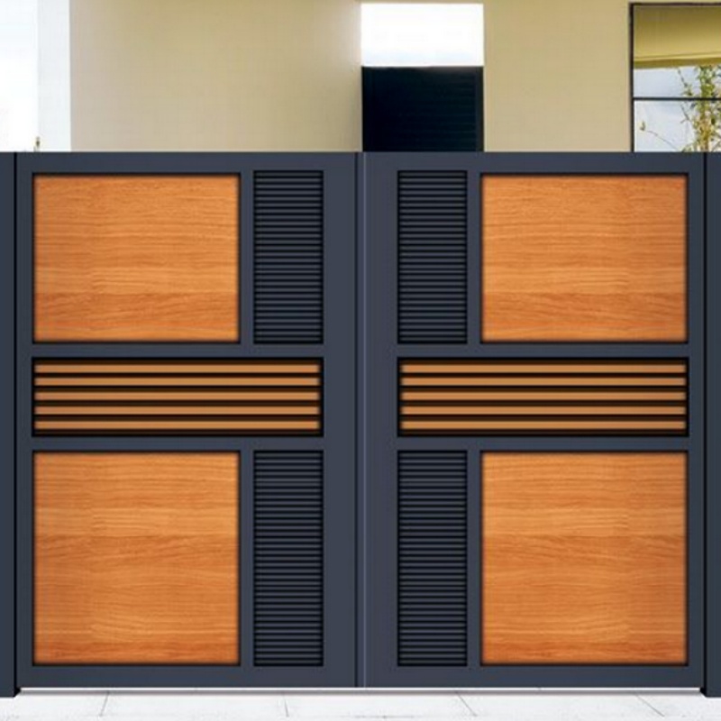 New Style Courtyard Entrance Aluminum Gates for Villas Home Gardens Driveways