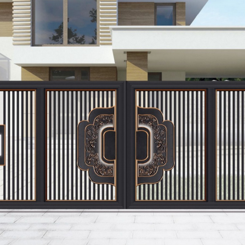 High-Quality Modern Outdoor Courtyard Entrance Aluminum Gates