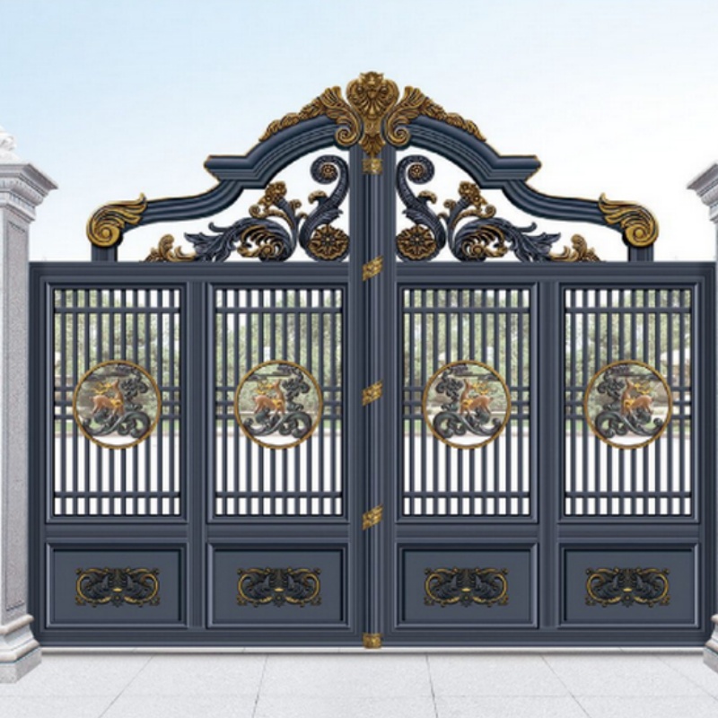 High Quality Aluminum Alloy Door Courtyard Gate for Garden Villa