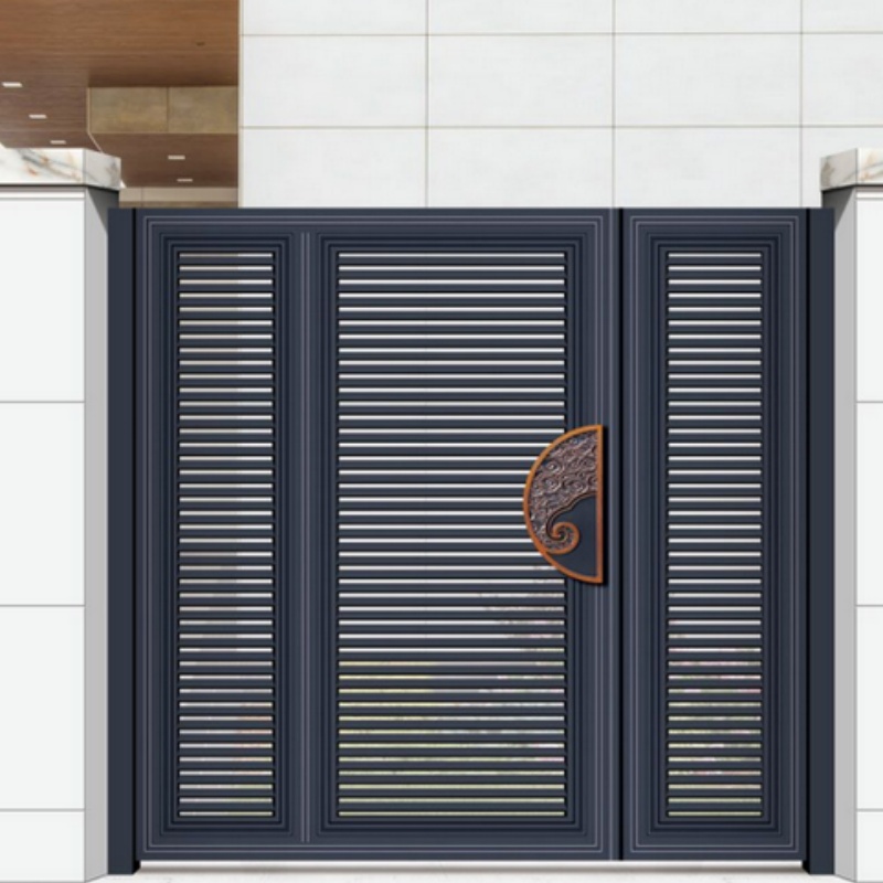 New Style Courtyard Entrance Aluminum Gates for Villas Home Gardens Driveways
