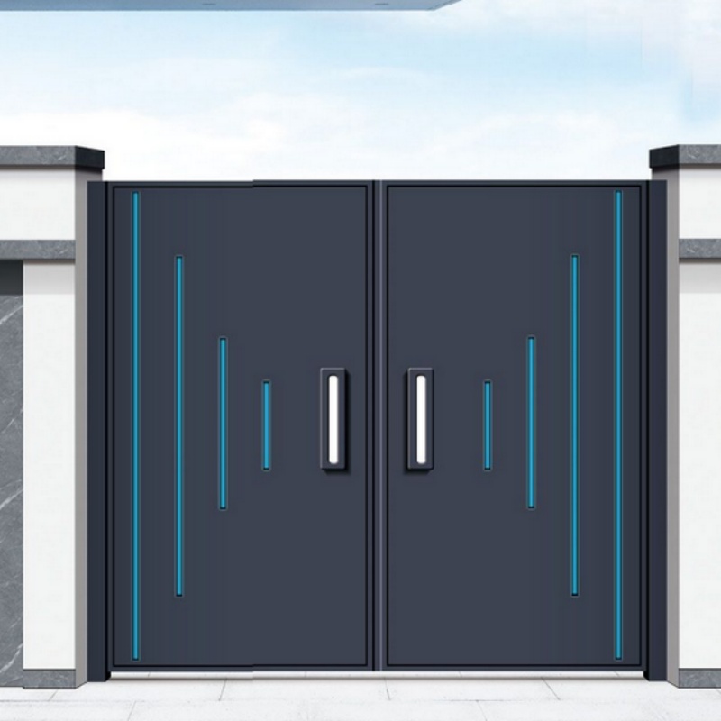 Courtyard Stylish Aluminium Main Entrance Gate Driveway Automatic/Manual Sliding Gates
