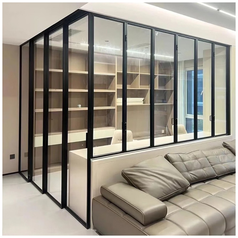 Swing Blast Custom Made Vintage French Aluminum Alloy Door Retro