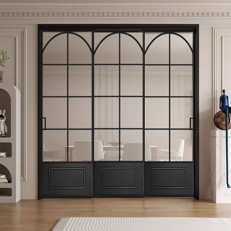 Elegant French Retro Glass Door with Sturdy Aluminum Alloy Frame