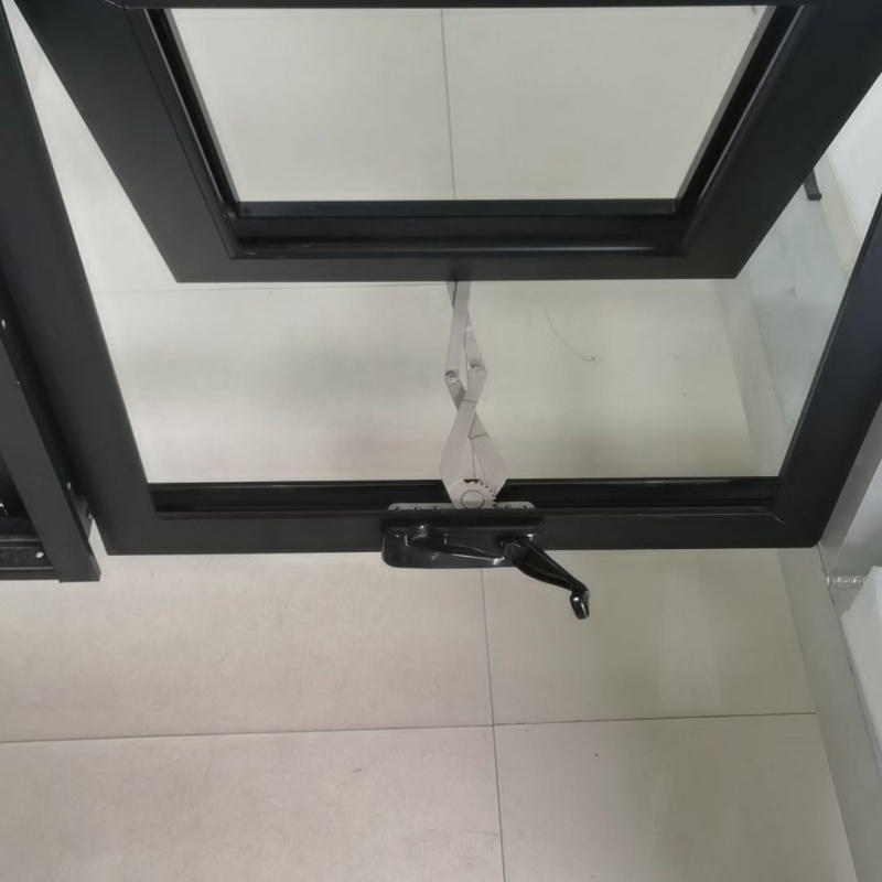 China Easy Maintenance Ventilation Decoration Aluminum Glass Louver Windows