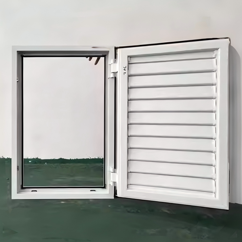 Aluminum Profile Glass Window Louver Glazed for Ventilation Customized