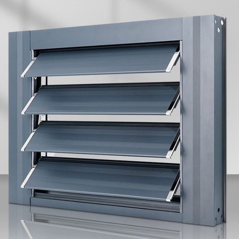 Aluminum Profile Glass Window Louver Glazed for Ventilation Customized