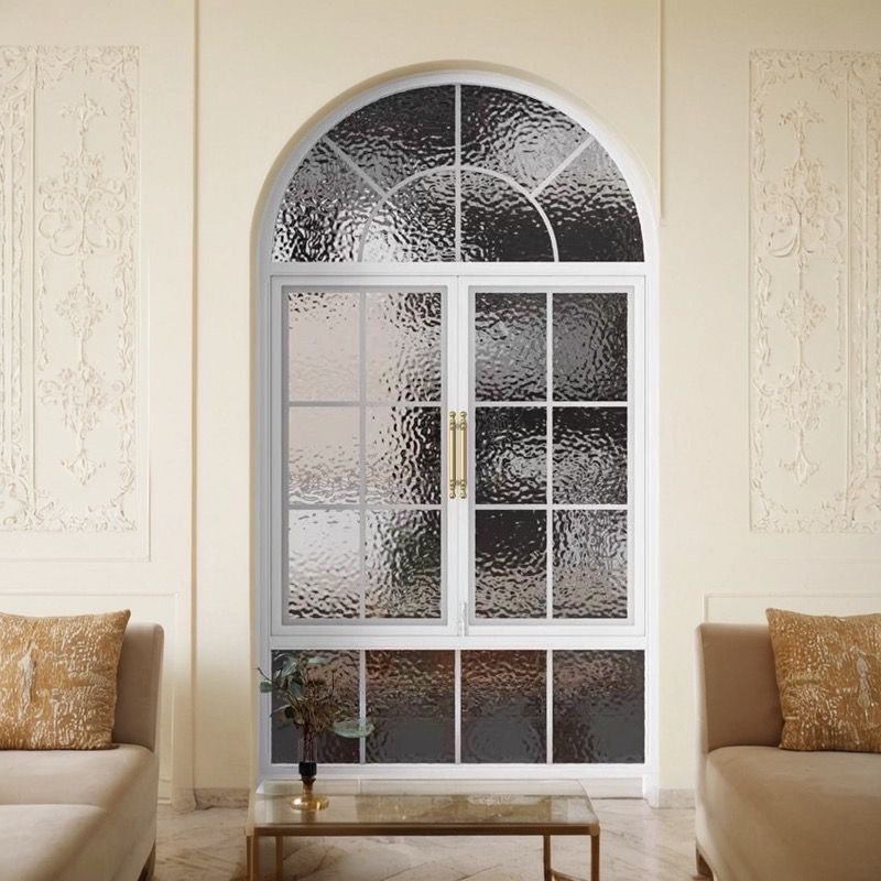 OEM ODM Custom French Retro Style Home Aluminum Alloy Profile Glass Door