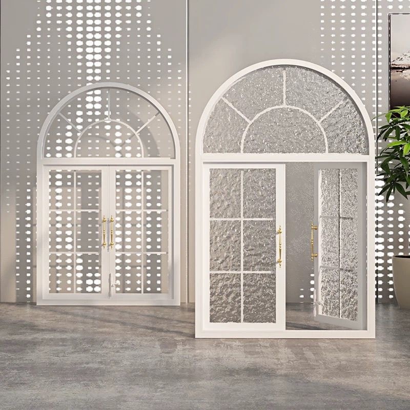 Aluminum Double Glazed French Door Kitchen Design Luxury Hotel Garden Veranda Entrance Casement Door