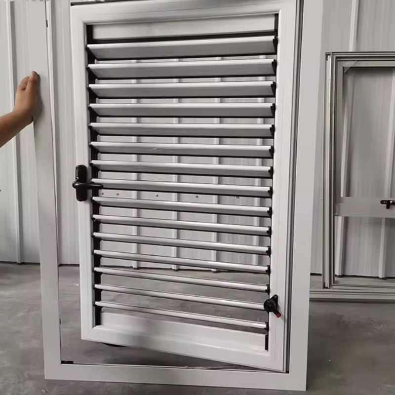 Aluminum Profile Glass Window Louver Glazed for Ventilation Customized
