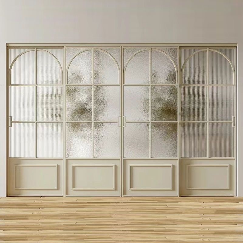 French Retro Slim Product Aluminum Doors and Windows with Extremely Narrow Frames That Resemble Steel in Material
