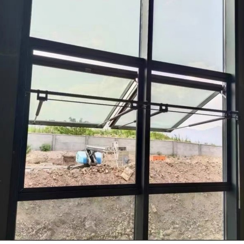 Good Quality Double Glazed Aluminum/Aluminium Glass Vertical Louver Window