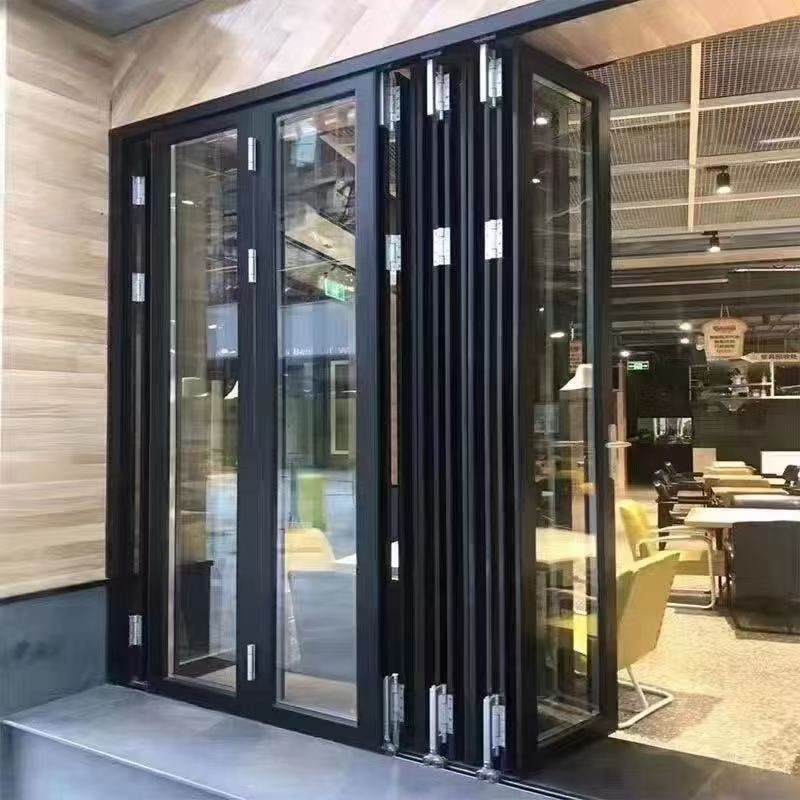 New Design Aluminium Bi Fold Yorkshire Accordion Custom Size Best Folding Patio Door