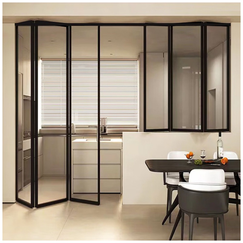 Swing Blast Custom Made Vintage French Aluminum Alloy Door Retro
