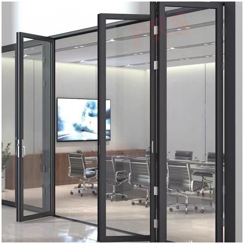 New Design Aluminium Bi Fold Yorkshire Accordion Custom Size Best Folding Patio Door