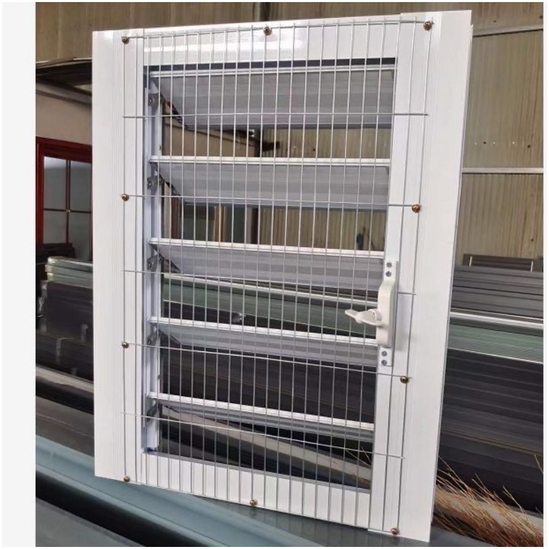 Aluminum Profile Glass Window Louver Glazed for Ventilation Customized