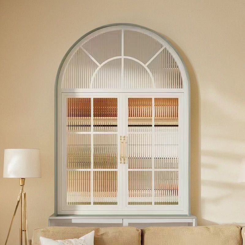 Anti-Deformation OEM ODM Custom French Retro Style Aluminum Alloy Glass Door