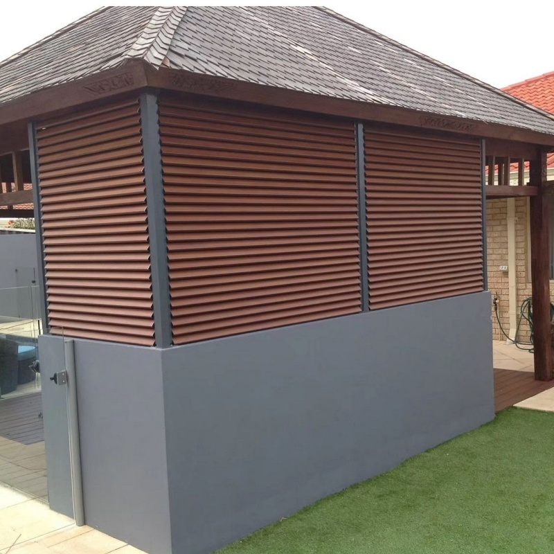 Hurricane Impact Double Sash Aluminium Casement Glass Louver Window